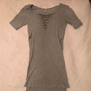 Gray top from Emma & Sam